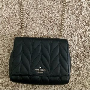 Black Kate Spade Crossbody Chain Bag